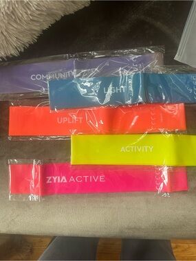Zyia Active Resistance Bands Set - Bright Multicolor
